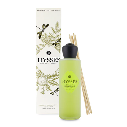 Hysses Home Scent Reed Diffuser - Bergamot Frankincense