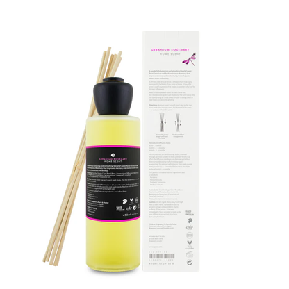 Hysses Home Scent Reed Diffuser - Geranium Rosemary