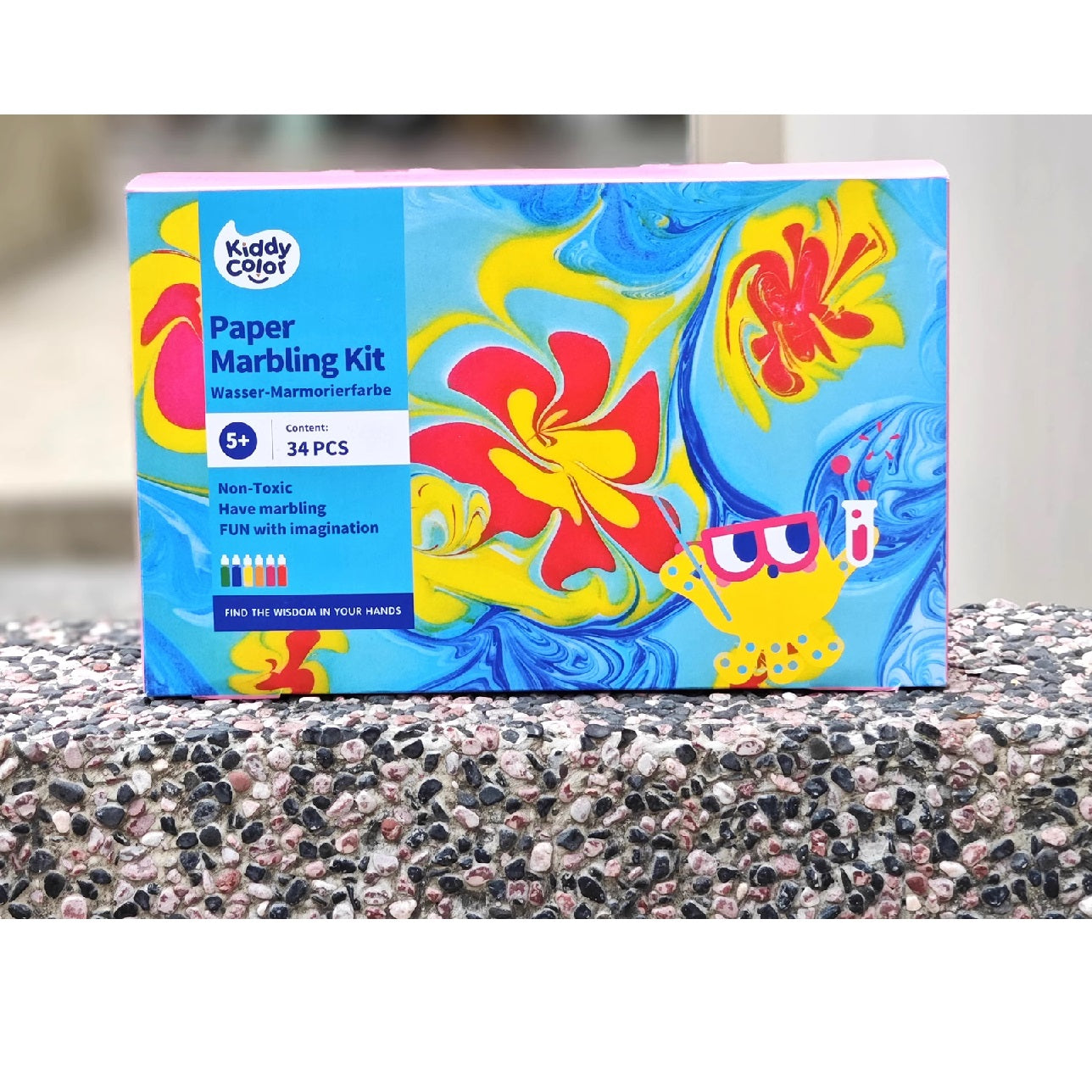 KIDDY COLOR PAPER MARBLING SET