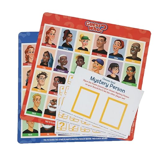 Guess Who Travel Size Paperboard Game