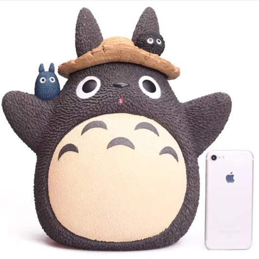 NV TOTORO WITH HAT COINBANK 24CM