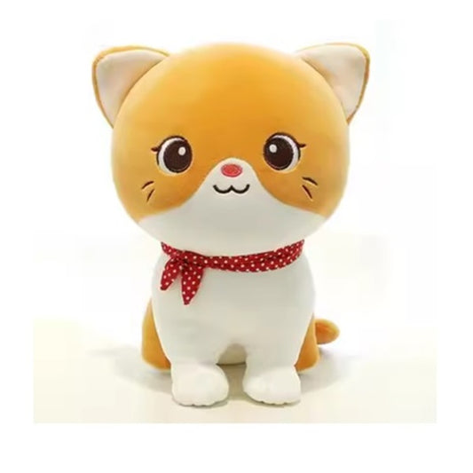 Plushies - Sitting Cat 24cm Yellow