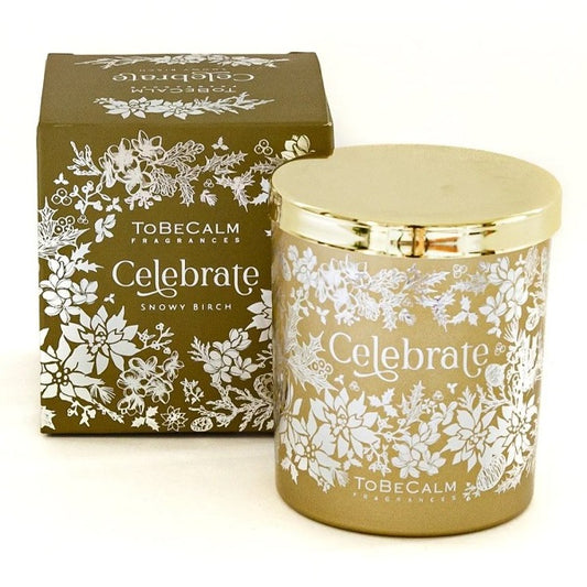 Celebrate (New) - Snowy Birch - Luxury Large Soy Candle
