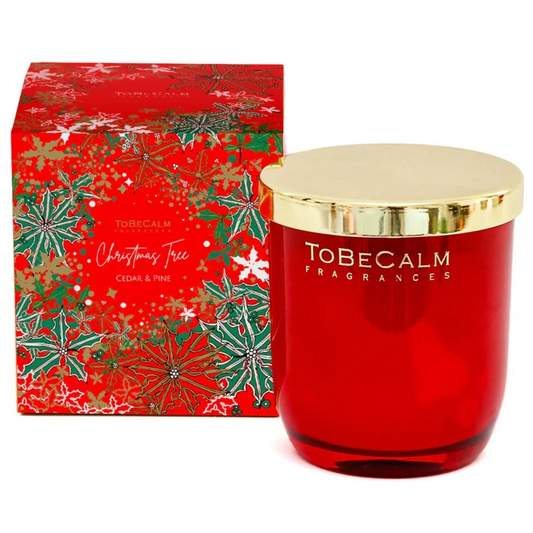 Christmas Tree - Cedar & Pine- Medium Soy Candle