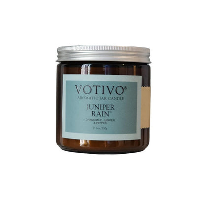 Votivo Juniper Rain Large Jar Candle 330gms