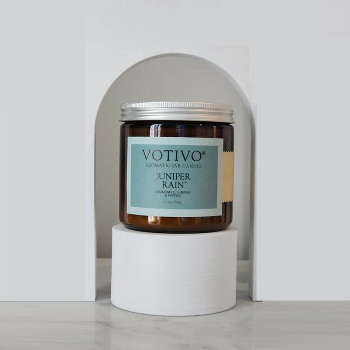 Votivo Juniper Rain Large Jar Candle 330gms