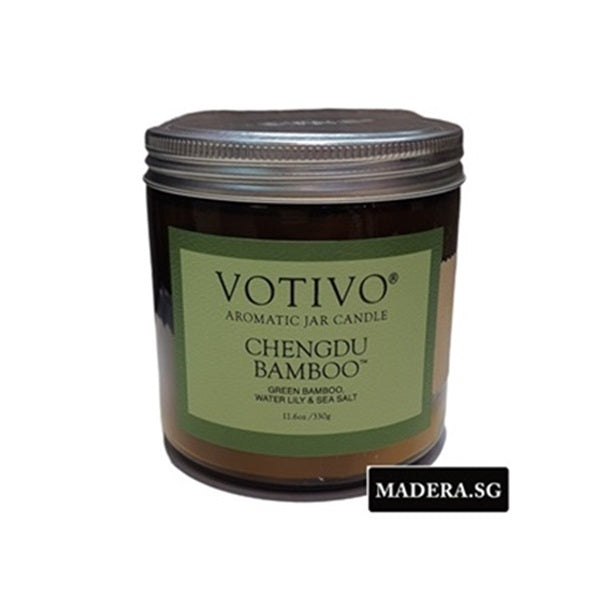 Votivo Chengdu Bamboo Large Jar Candle 330gms