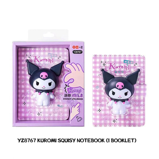 YZ8767 Kuromi Squishy Notebook (1 Booklet)