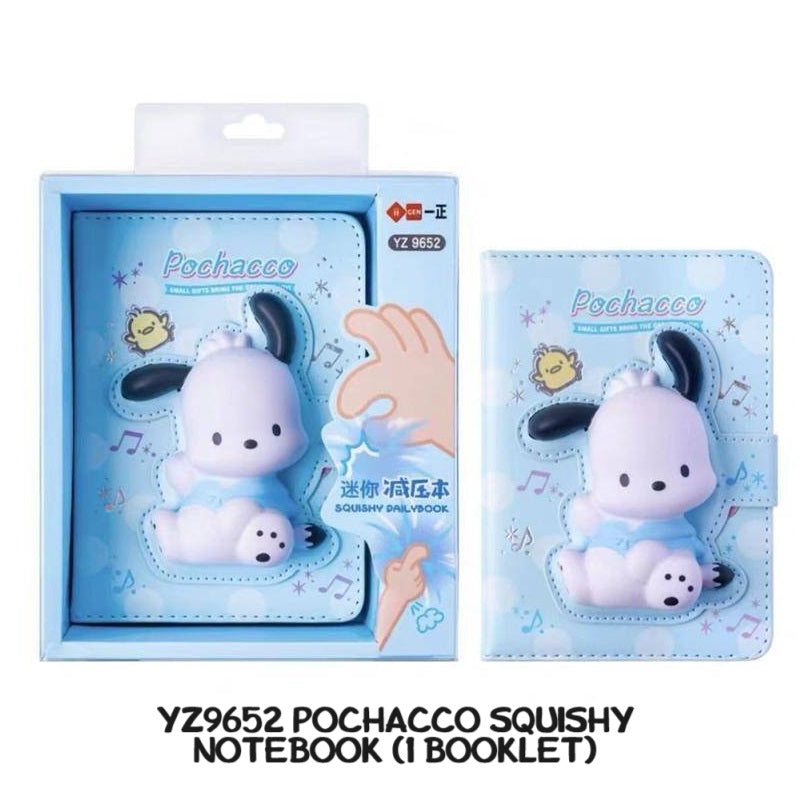 YZ9652 Pochacco Squishy Notebook (1 Booklet)