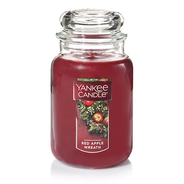 Red Apple Wreath Classic Large Jar Candle 623gms