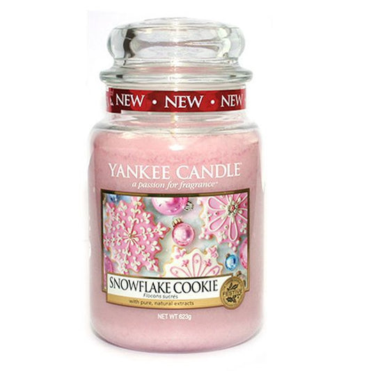 Snowflake Cookie Classic Large Jar Candle 623grams