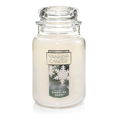 Sparkling Snow Classic Large Jar Candle 623gms