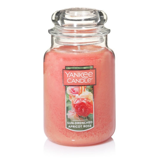 Sun Drenched Apricot Rose Classic Large Jar Candle 623gms