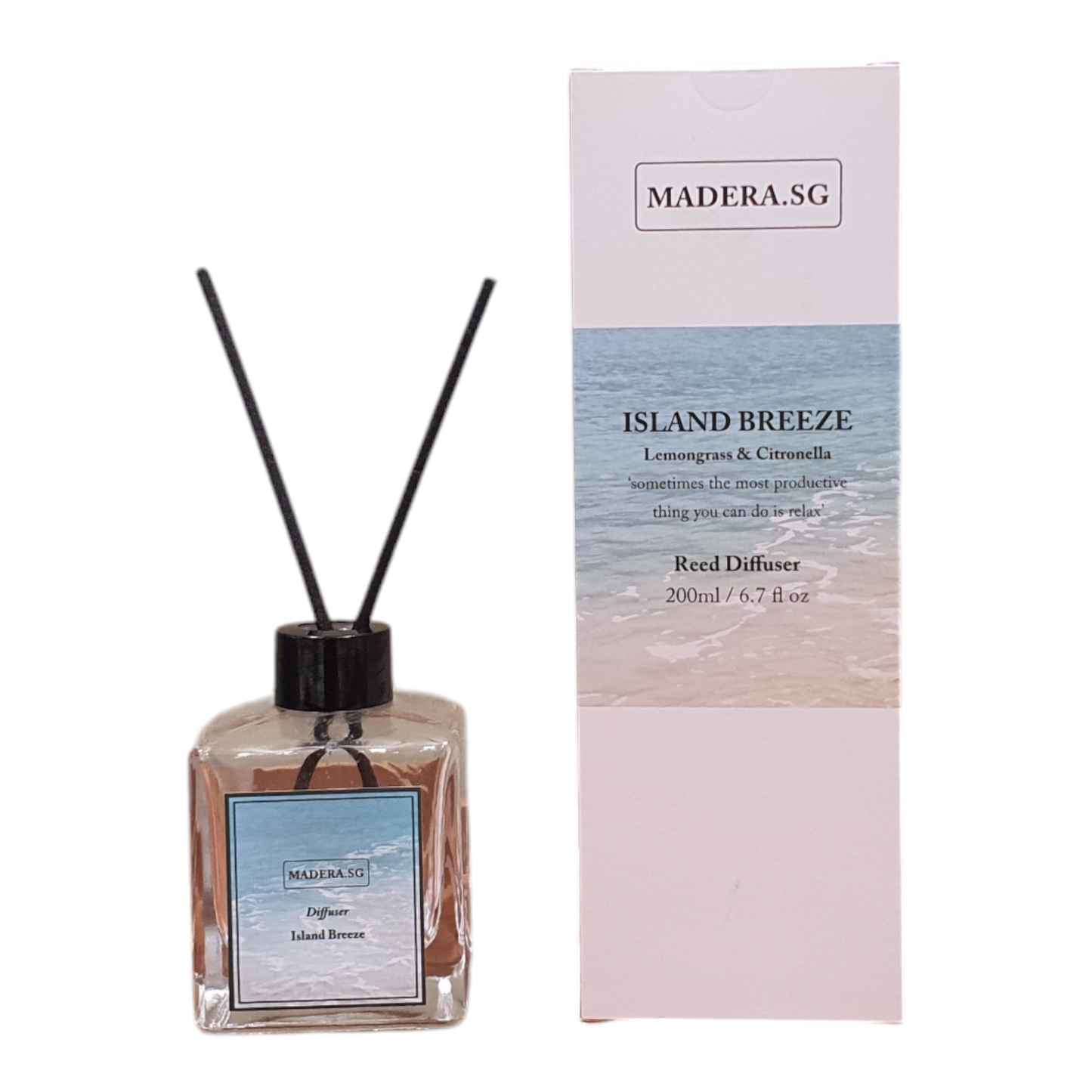 Madera SG Signature Reed Diffuser 200ml - Island Breeze