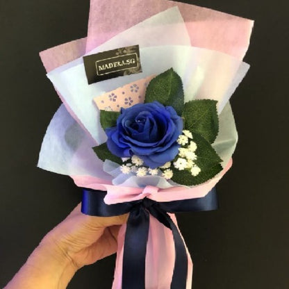 Madera SG Artificial Blue Rose Bouquet