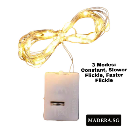 Fairy Lights (LED warm white) Various Length