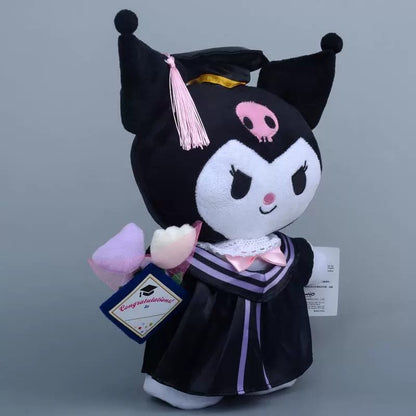 Plush Graduation Kuromi 35cm