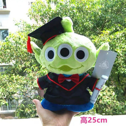 Plush Graduation Little Green Men 23cm
