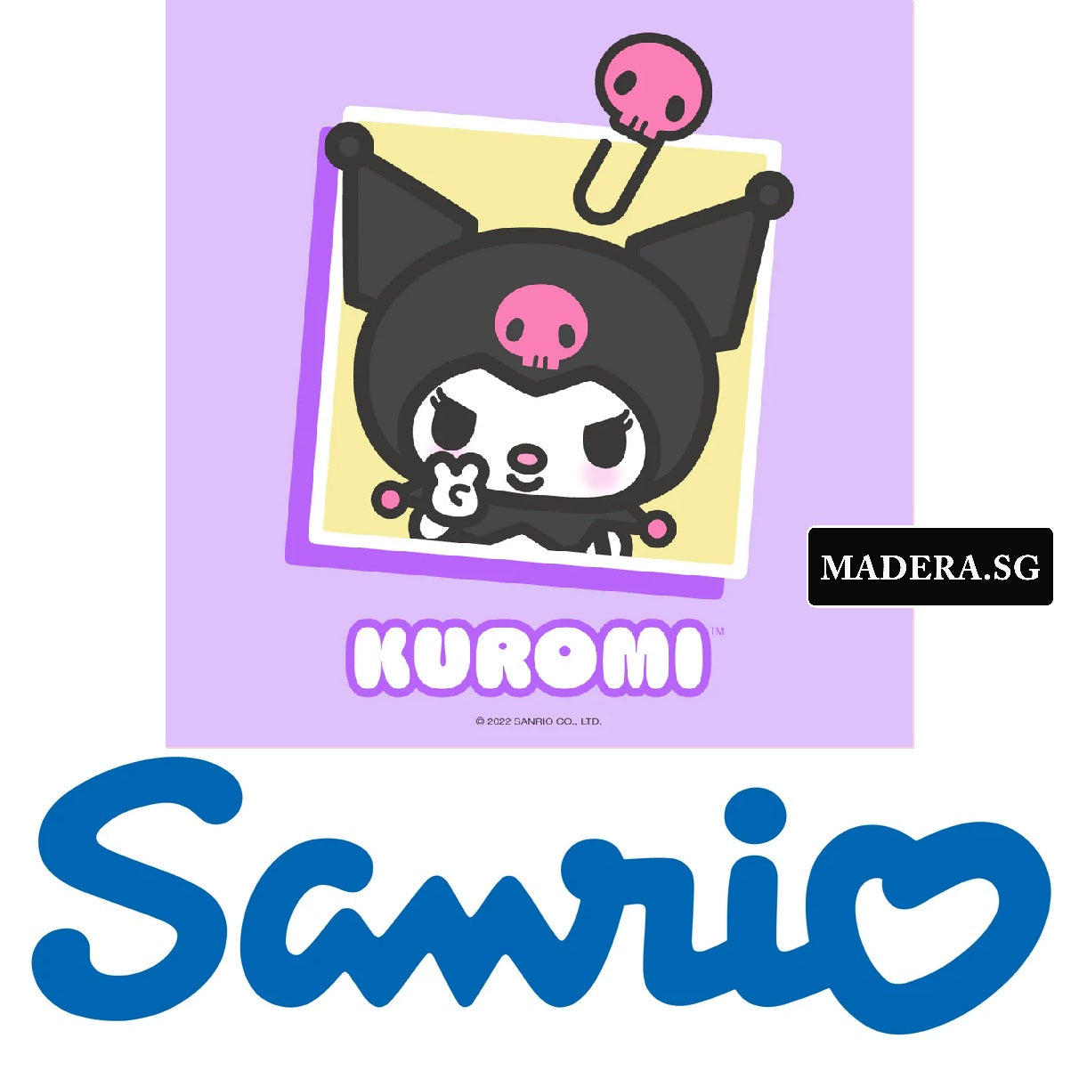 Plush Sanrio Kuromi Platinum 38cm