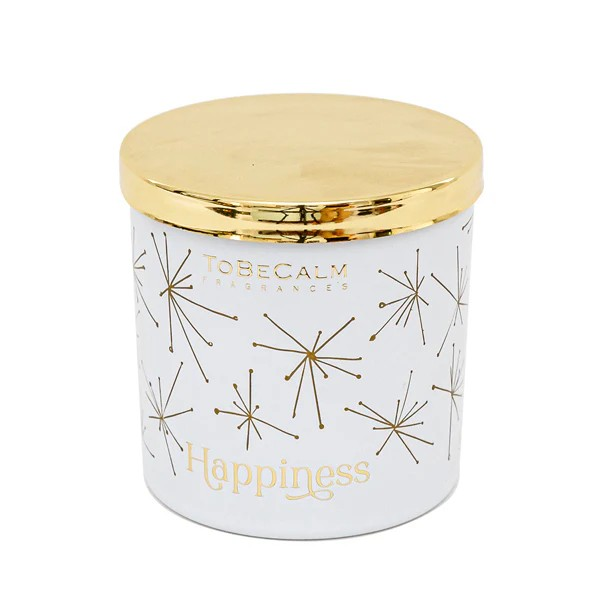 Happiness - Green Leaf, Clove & Fir Needle - Luxury Large Soy Candle