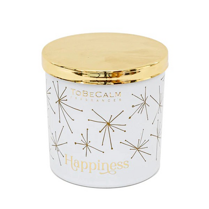 Happiness - Green Leaf, Clove & Fir Needle - Luxury Large Soy Candle