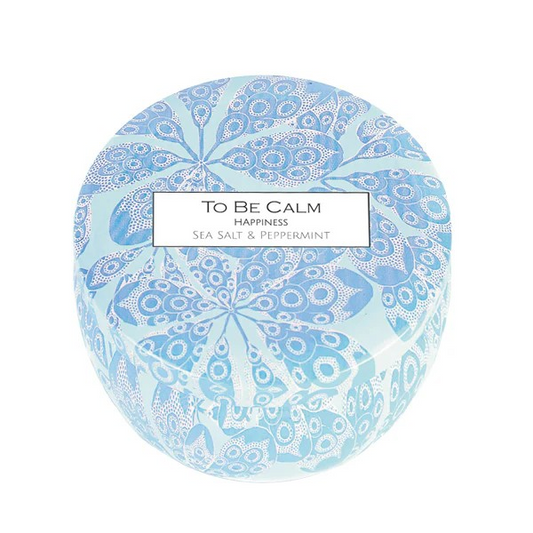 Happiness - Sea Salt & Peppermint - Mini Soy Candle 120gms