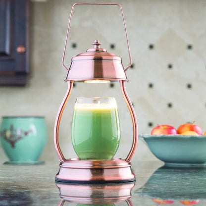 Hurricane Lantern Copper Candle Warmer