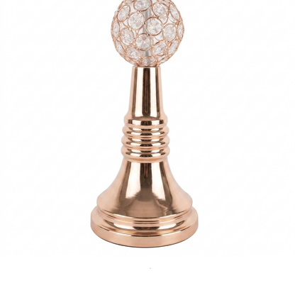 Crystal Chrome Vase H54cm