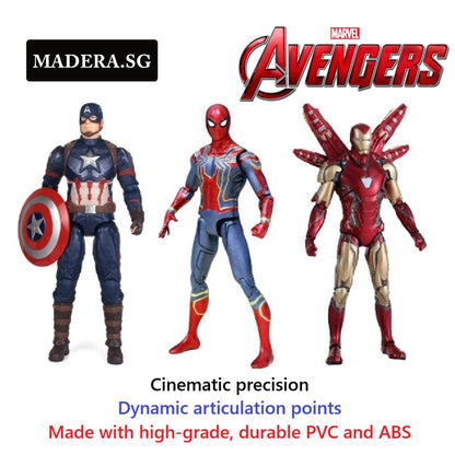Authentic Marvel Avengers Action Figures 7inches (18cm) 3pcs Gift Set