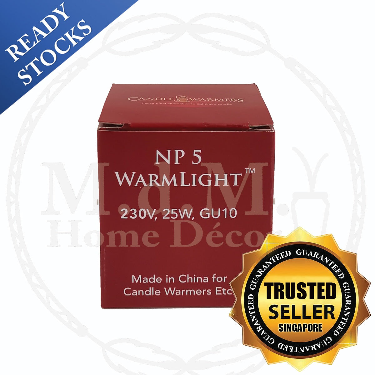 Original Candle Warmers NP5 Warmlight Bulb (made for Yankee Candle USA and UK) 25W GU10