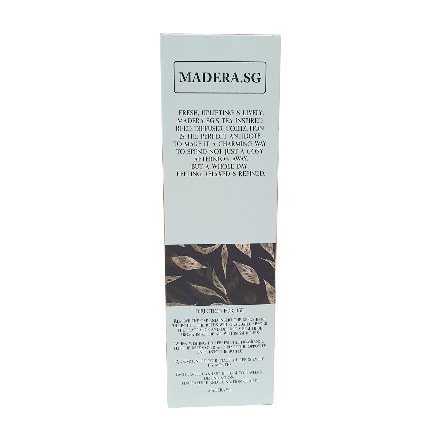 Madera Sg Tea Series Reed Diffuser 180ml Imperial Long Jin