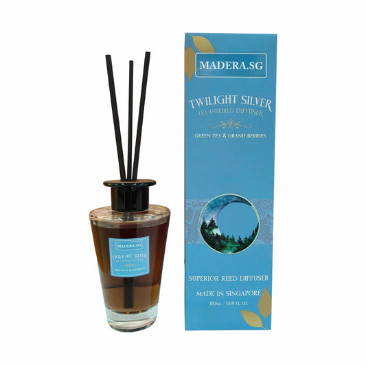 Madera Sg Tea Series Reed Diffuser 180ml Twilight Silver