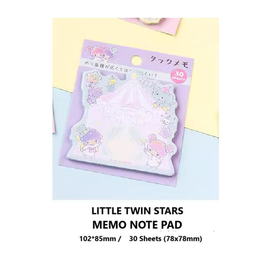 Memo Note Pad Little Twin Stars 30 sheets