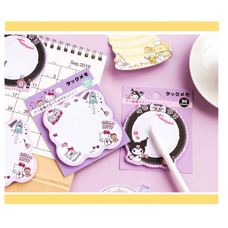 Memo Note Pad Kuromi Gift 30 sheets