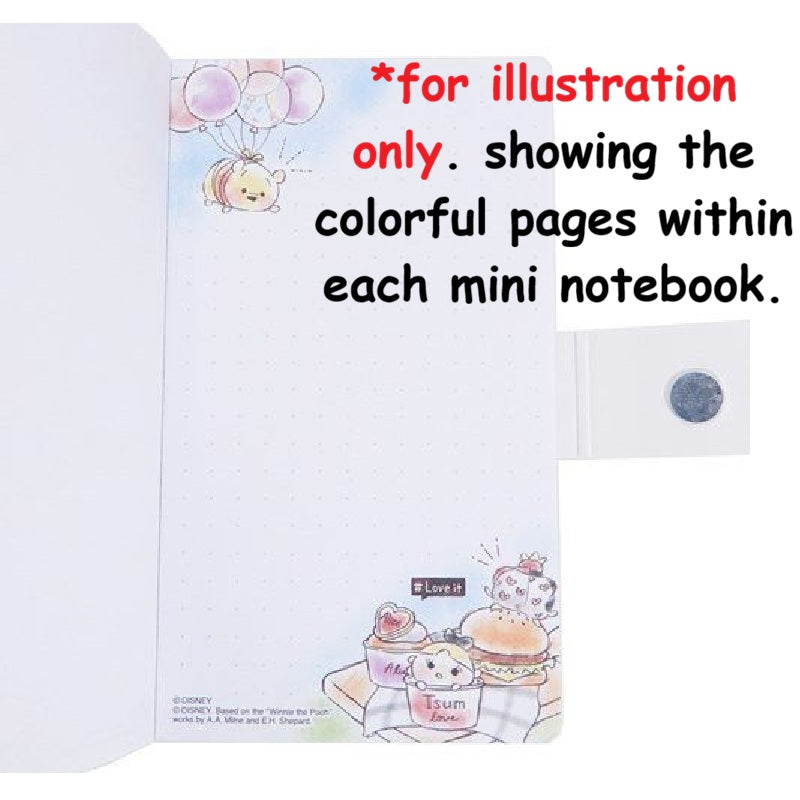 NV Mini Famous Characters Handy Notebook w/ Magnetic Bucket (est. A7 size 7.6x 12.5cm)