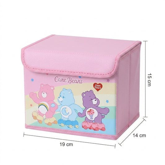 NV Care Bears Storage Box with Lid, Large Toy Storage Box, Foldable Clothes Organizer
