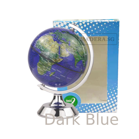 NV Mini Kids Learning Earth Map Educational World Globe 4inches - Dark Blue