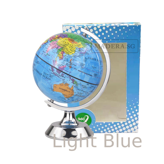 NV Mini Kids Learning Earth Map Educational World Globe 4inches - Light Blue