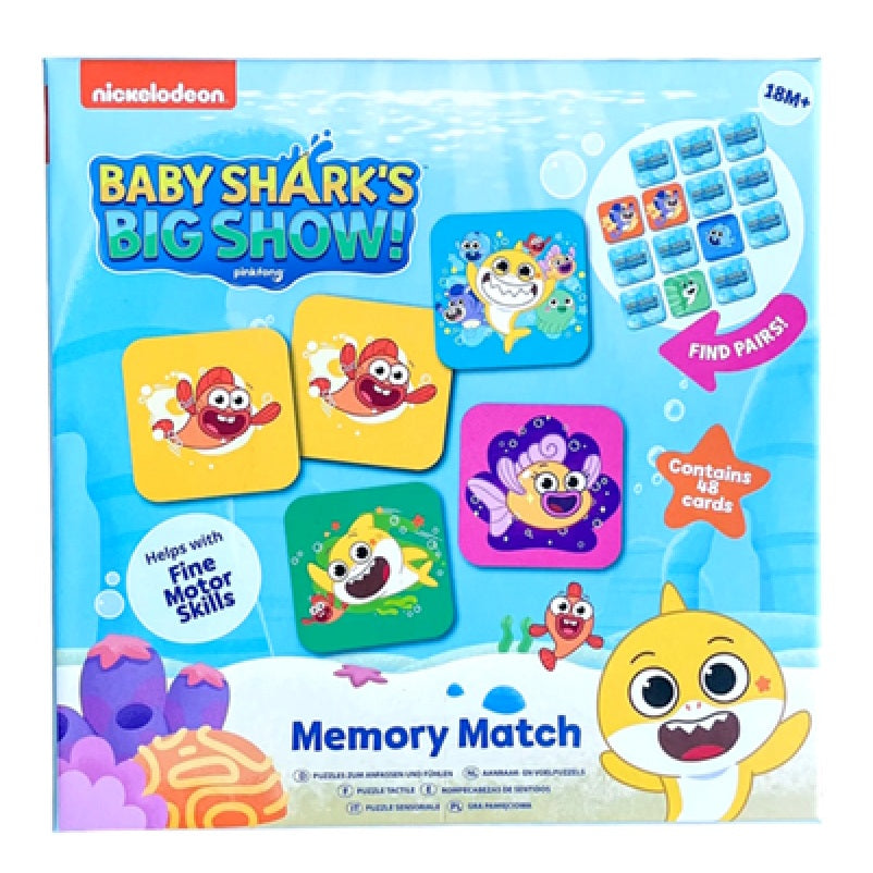 NV Nickelodeon Baby Shark Memory Match Game