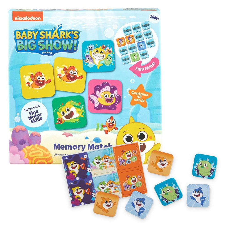 NV Nickelodeon Baby Shark Memory Match Game