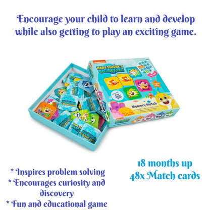 NV Nickelodeon Baby Shark Memory Match Game