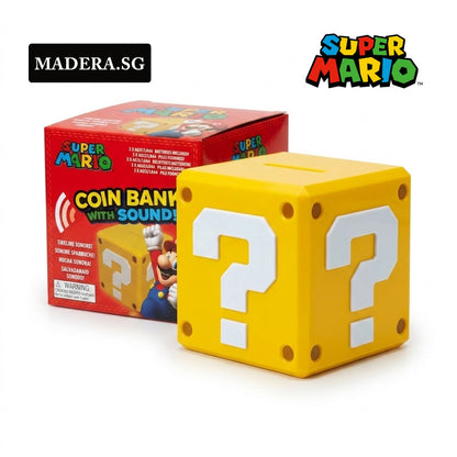 Official Nintendo Super Mario Coin Box with Iconic Sound 10cm (*pls see and read disclaimer before purchase)