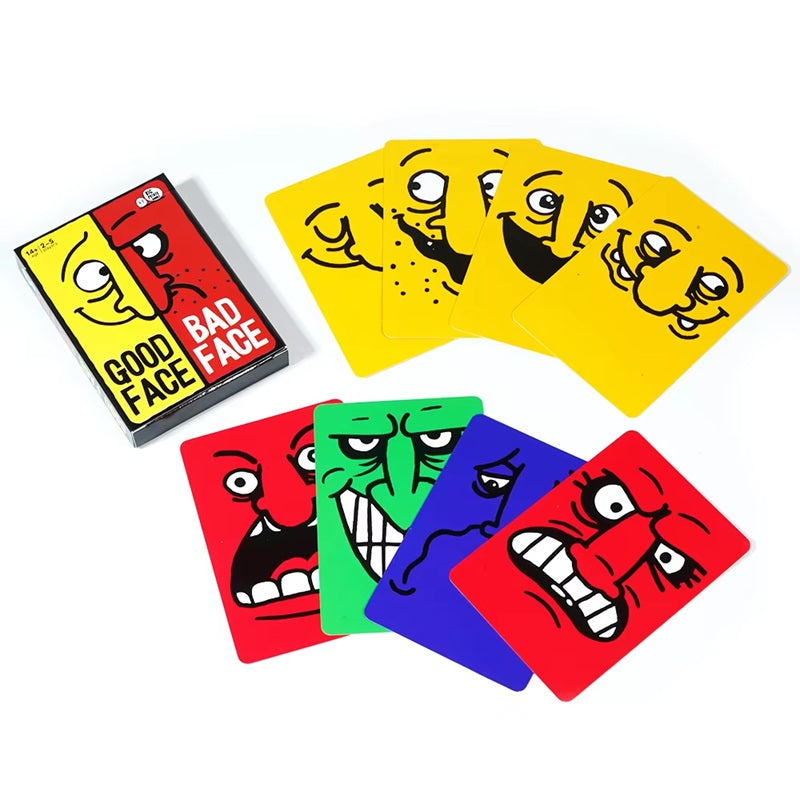 NV Good Face Bad Face Card Game