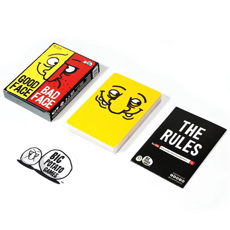 NV Good Face Bad Face Card Game