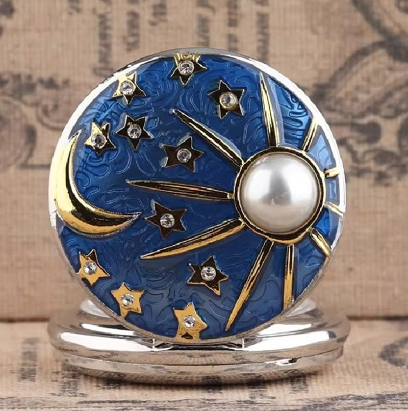 NV Premium Design Epoxy Pocket Watch with Box