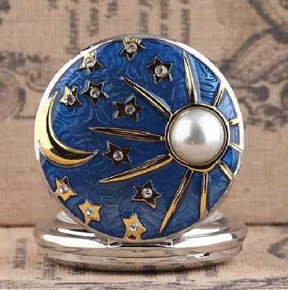 NV Premium Design Epoxy Pocket Watch with Box