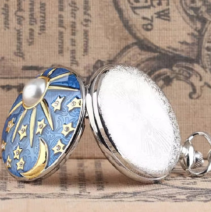 NV Premium Design Epoxy Pocket Watch with Box