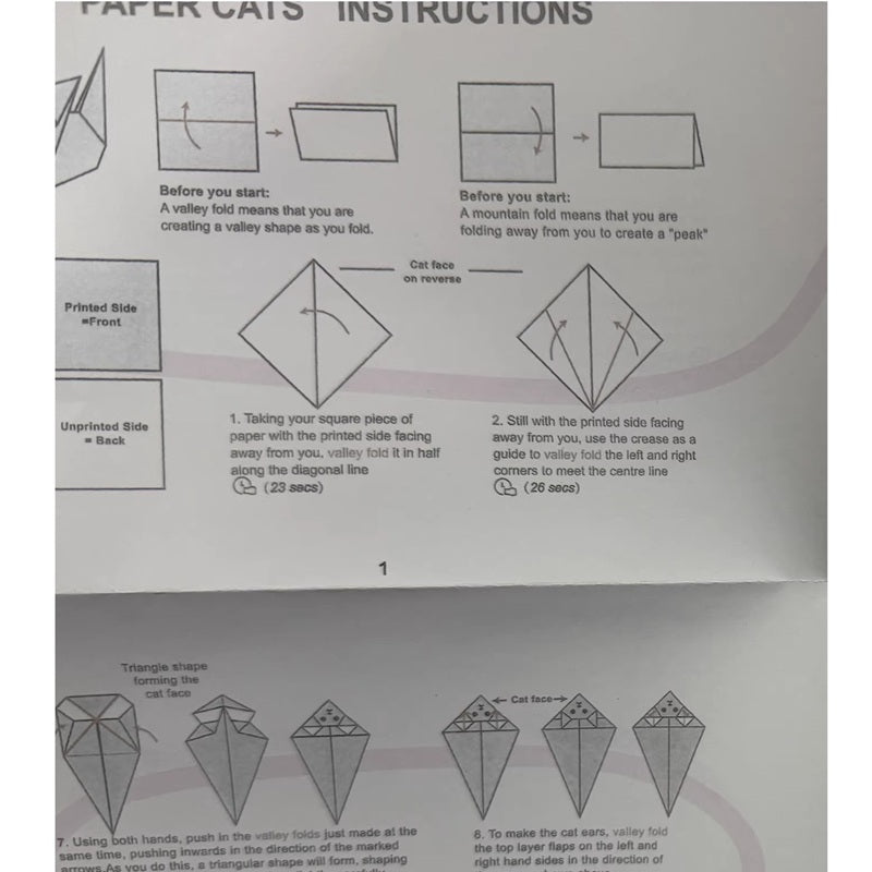 NV Paper Cats Feline Origami Pack (50s)