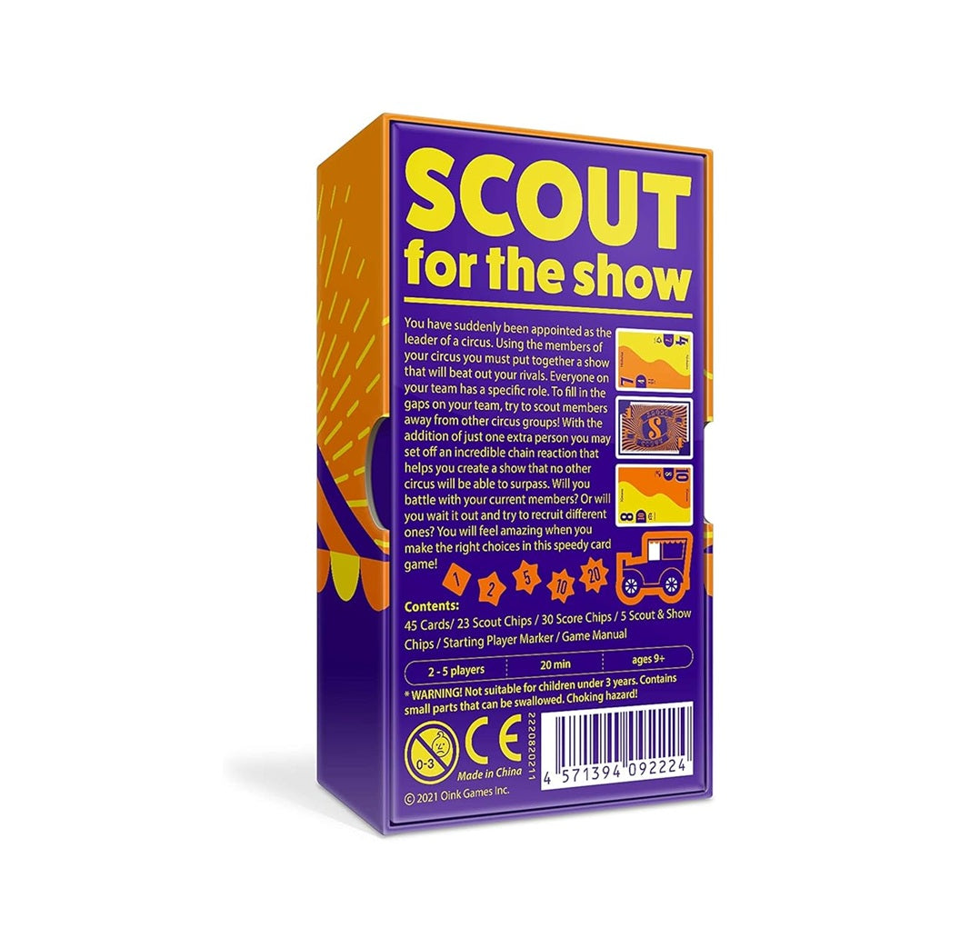 NV Scout Card Game By Oink Games
