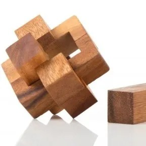 Notched Stick Puzzle (Large/Medium Size)